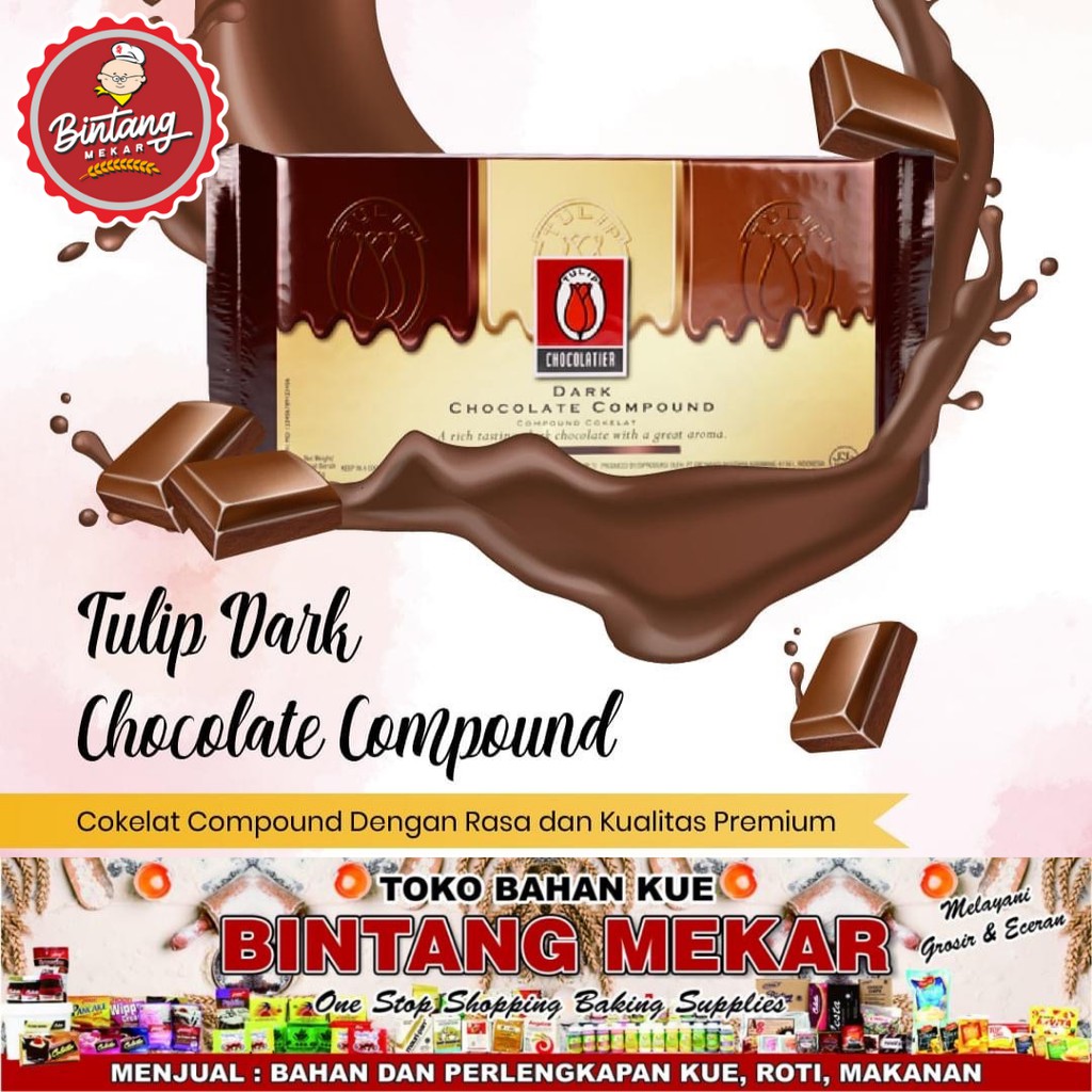 

Tulip Dark Chocolate Compound 1kg