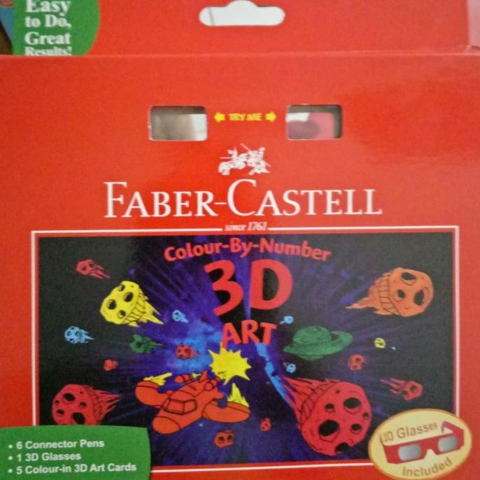 

Colour By Number 3D Art Faber Castell Pensil Warna