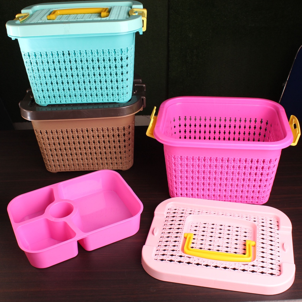 KERANJANG/CONTAINER RAJUT RANIA SERBAGUNA