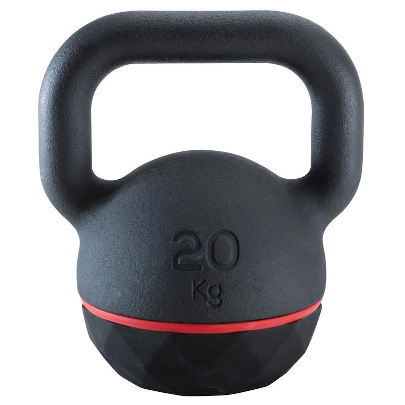 DOMYOS Kettlebell Alat Angkat Beban Pilates Gym Fitess Berat 20 kg