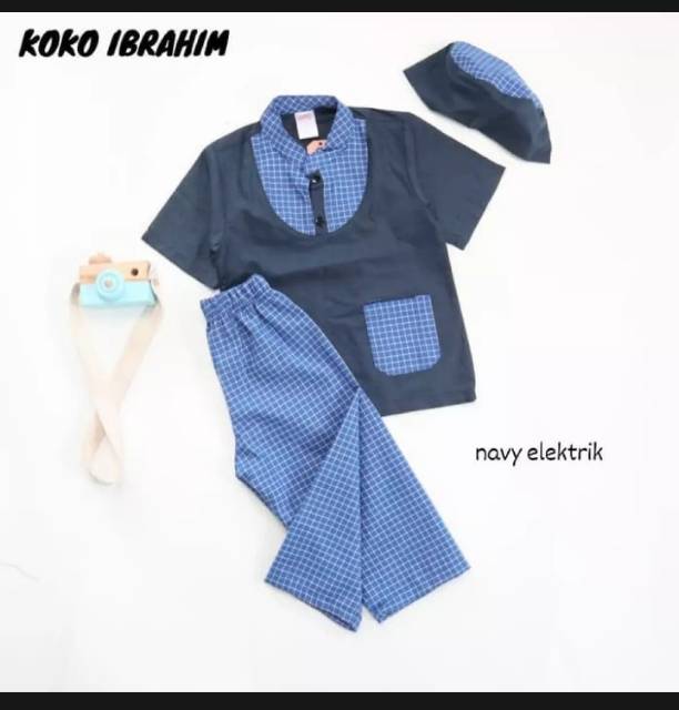 Koko Anak Laki Laki Ibrahim / Turki Set Baju Muslim Setelan 1 2 3 4 5 tahun