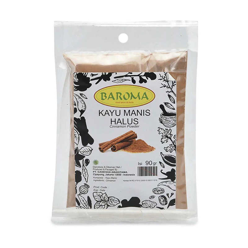 

Baroma Kayu Manis Halus Bumbu Masak [90 g] Refill