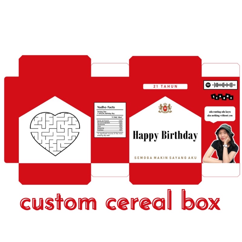 

custom cereal box