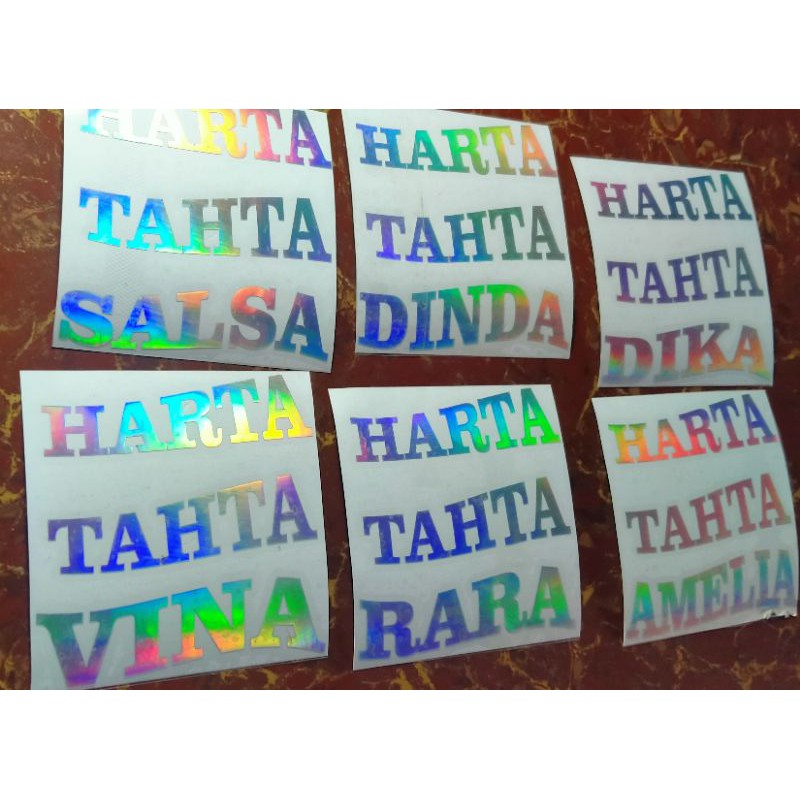 

sticker harta tahta custom