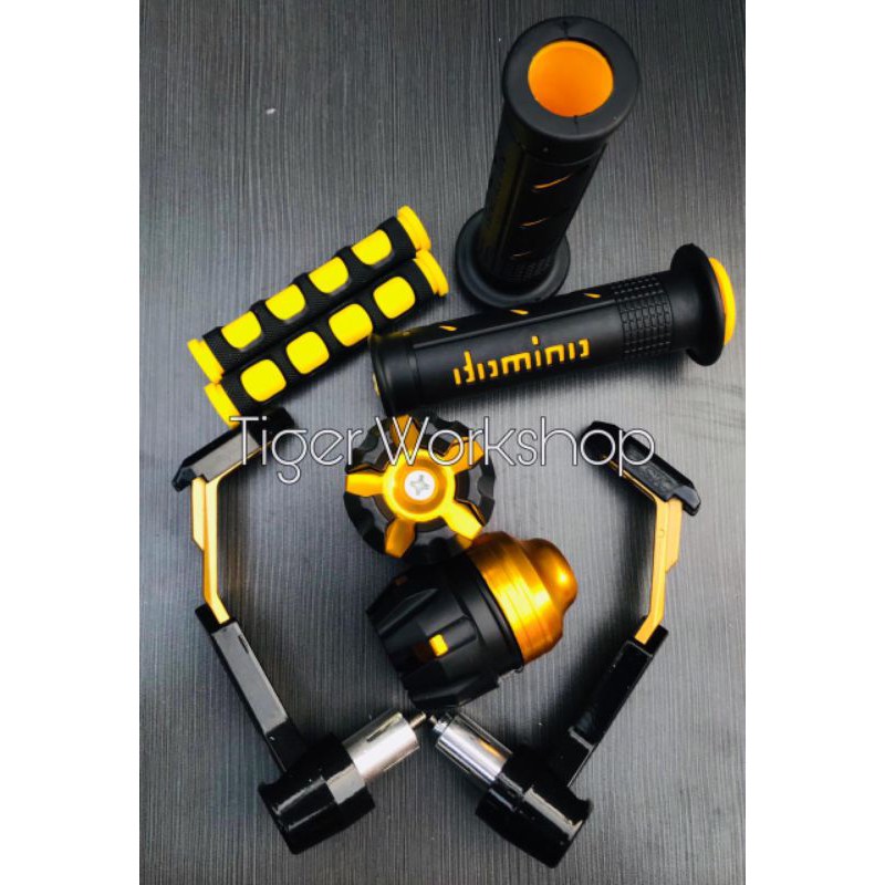 Paket 4in1 Proguard Robot Handgrip Jalu As Karet Handle Universal Semua Motor