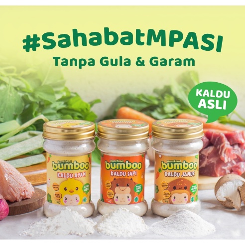 

BUMBOO Kaldu Asli - Kaldu Anak MPASI - No MSG - Tanpa Gula & Garam - Bahan Alami - Tambahan Sayur Asli