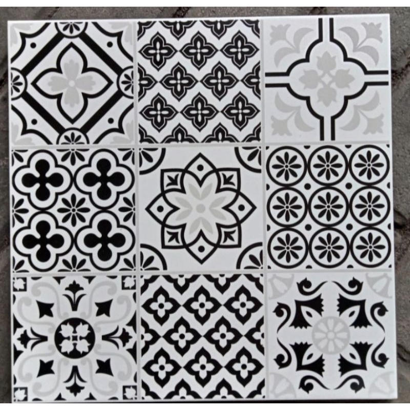 KERAMIK LANTAI DINDING COTTO ALCHEMIST SHADOW 40X40 KW1