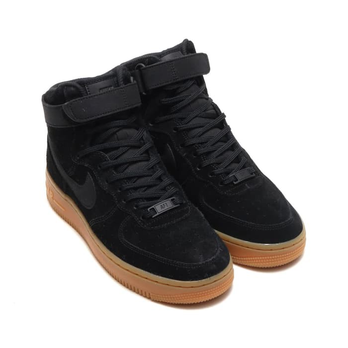 air force 1 mid black gum