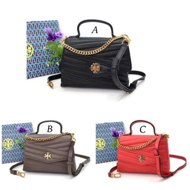 Tory Burch Kira Chevron Top Handle Satchel