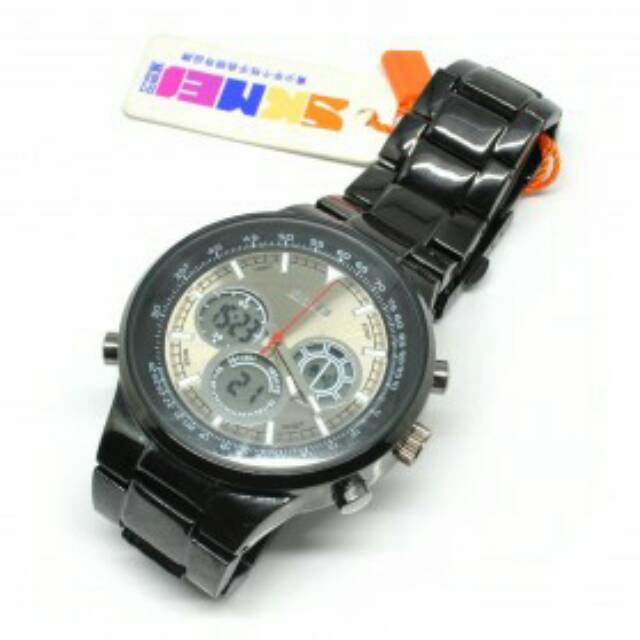 [WATERPROOF] Men Sport LED Watch Water Resistant 50m-Brown (EMWS28BR)