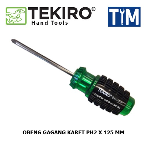 TEKIRO Obeng Gagang Karet PH2 x 125 mm