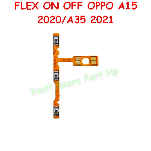 Flexible On Off Oppo A15 2020 A35 2021 Original New