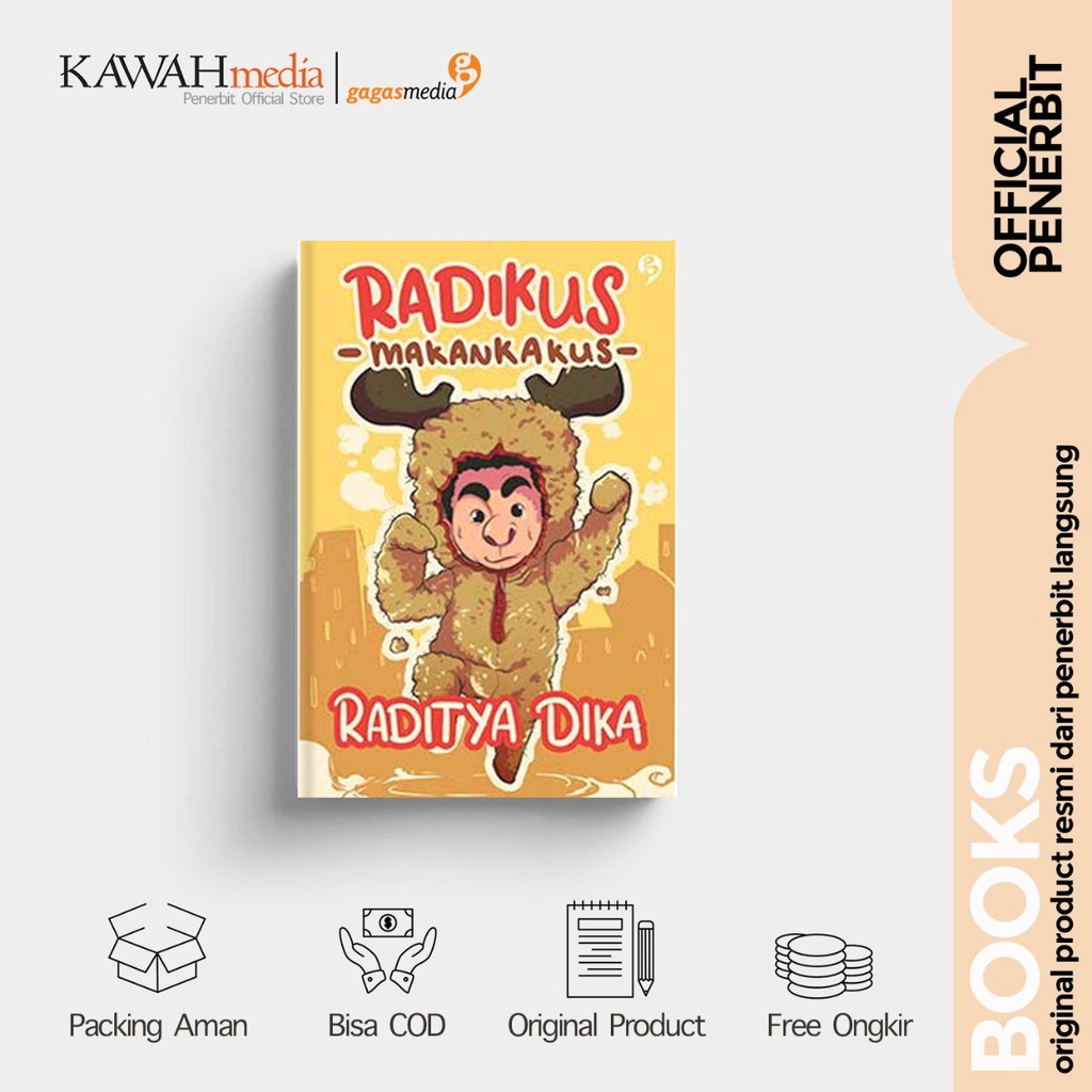 RADIKUS : MAKANKAKUS (EDISI REVISI) - raditya dika - gagasmedia
