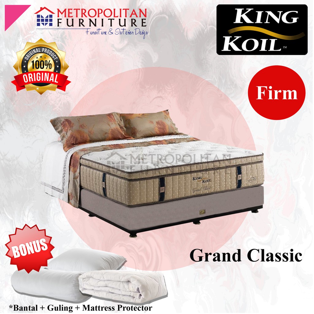 Springbed KING KOIL Grand Classic  FULL SET Kasur Spring bed Matras