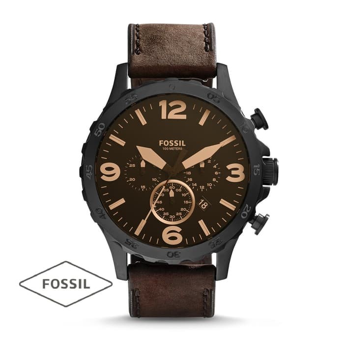 New Jam Tangan Pria Fossil JR1487 / JR1354  Quartz Strap Leather Jam Tangan Pria Formal Edisi Terbat