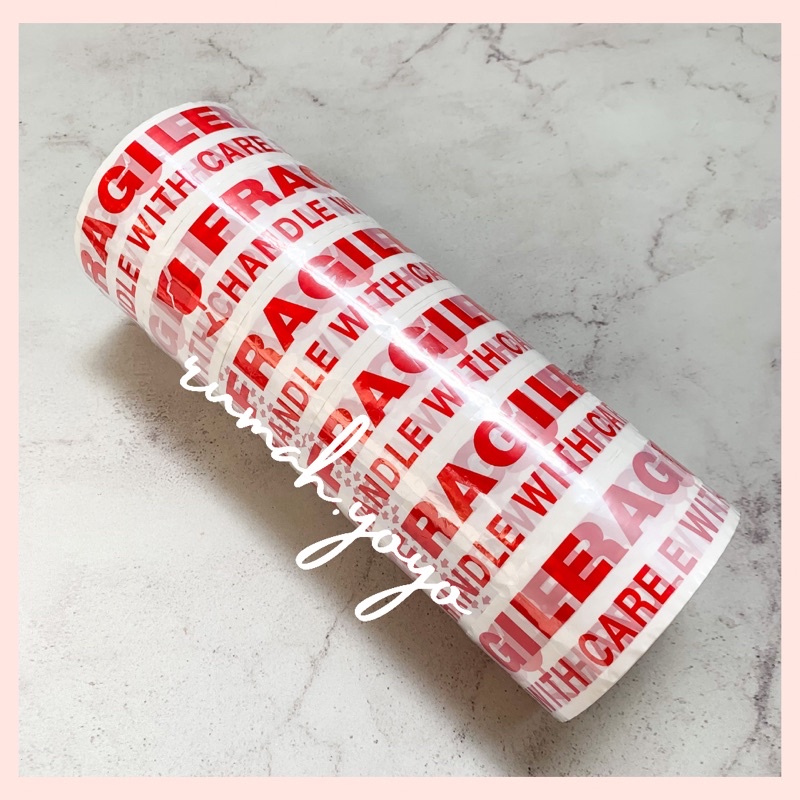 Isolasi Lakban Fragile 48 mm Berry Tape