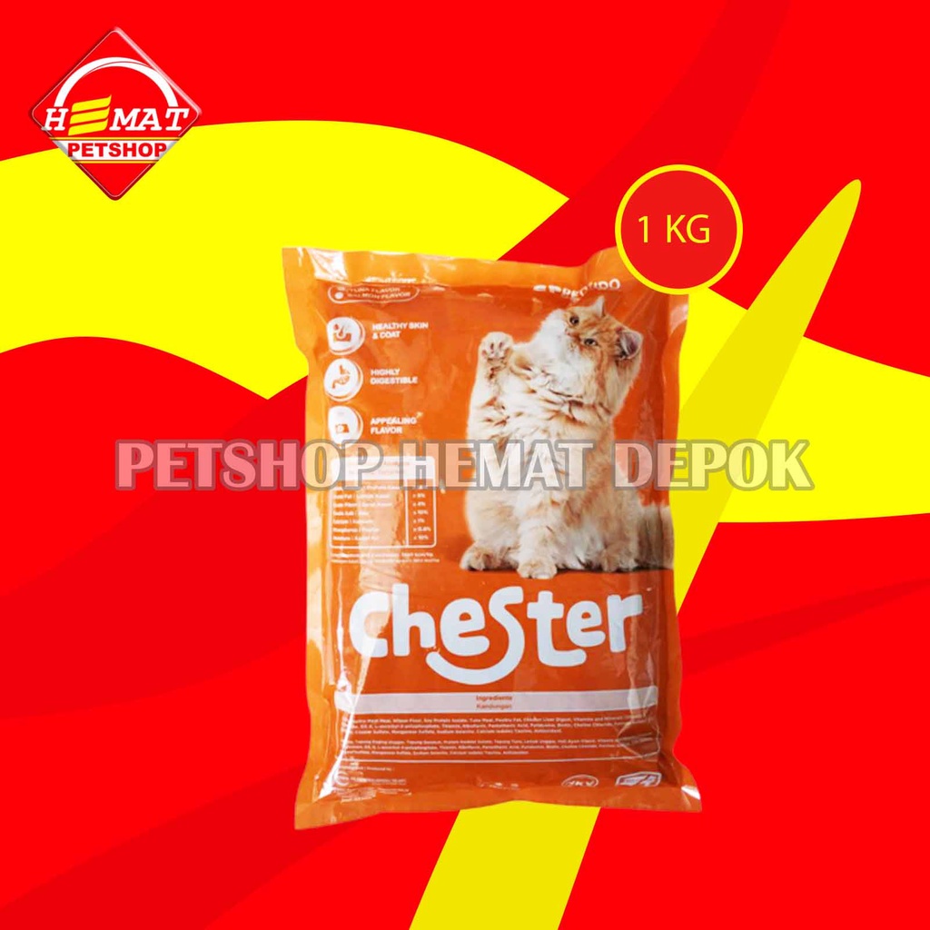 Chester Cat Food Adult Makanan Kucing Dewasa Tuna 1 Kg