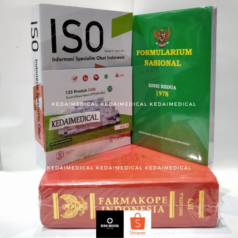 PAKET 3 BUKU Farmakope 3, ISO 2021, FORNAS TERMURAH