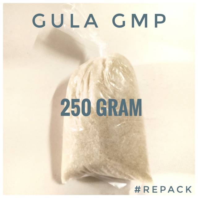 

Gula Putih GMP gula pasir bungkusan - 250gr - Repack