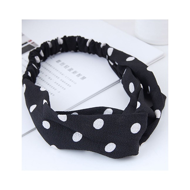 LRC Bando Fashion Spot Shape Decorated Headband A5425X