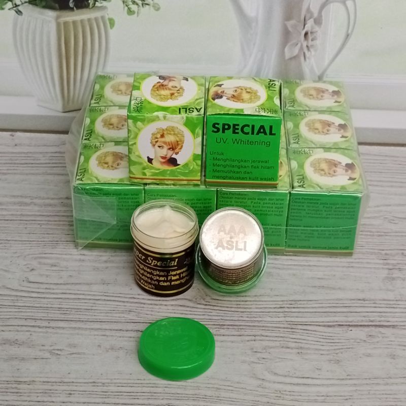 Cream Sp Ijo  UV Whitening(pcs) | Cream Sp Tutup Hijau | Cream Sp Hijau