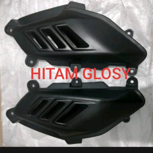 COVER BODY SAMPING NMAX OLD MODEL SIRIP HIU HITAM GLOSY Variasi YAMAHA NMAX 2015 2016 2017 2018 2019