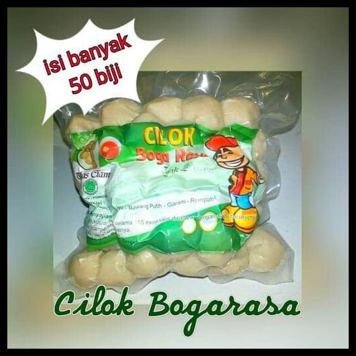 

LIMITED EDITION Cilok Bogarasa isi plus bumbu Saos isi 50 biji