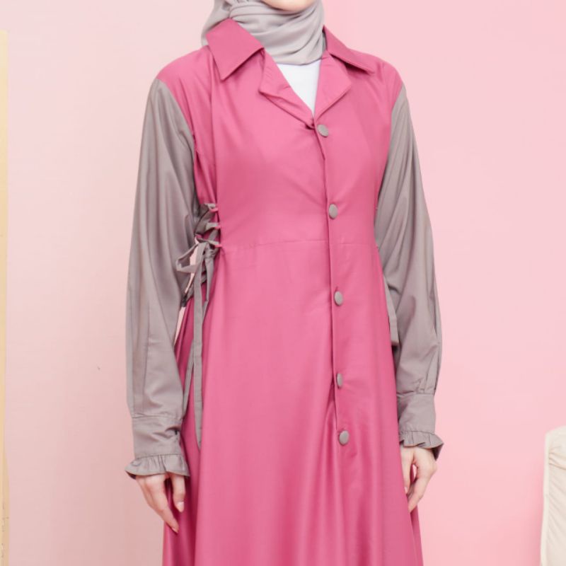 Gamis Toyobo Premium Terbaru Pakaian Muslim Wanita Kekinian Size S Dan Xl