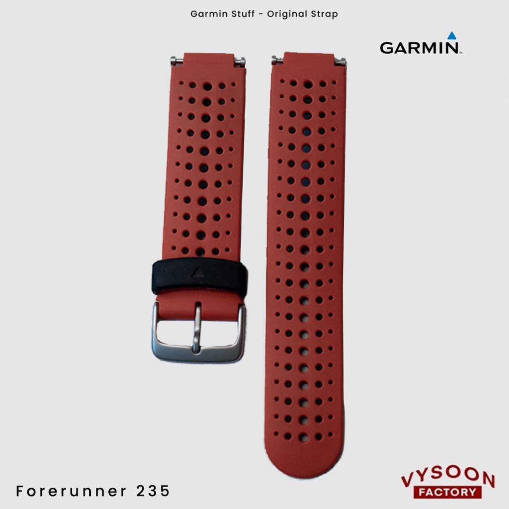 Strap Rubber Tali Jam Smartwatch Garmin Forerunner 235 Original - Red