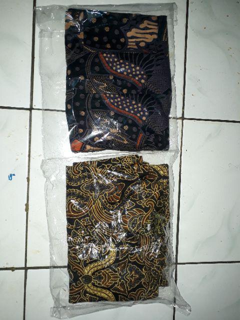 Couple Batik/ Seragam Batik Jumbo Tunik Dan Kemeja Size M L Xl Xxl Xxxl
