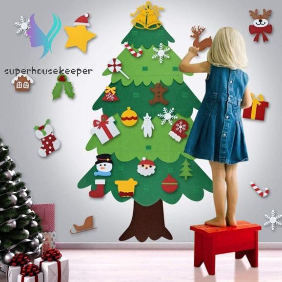 

Dekorasi Pohon Natal 3D Diy Bahan Felt Untuk Anak Pn43625