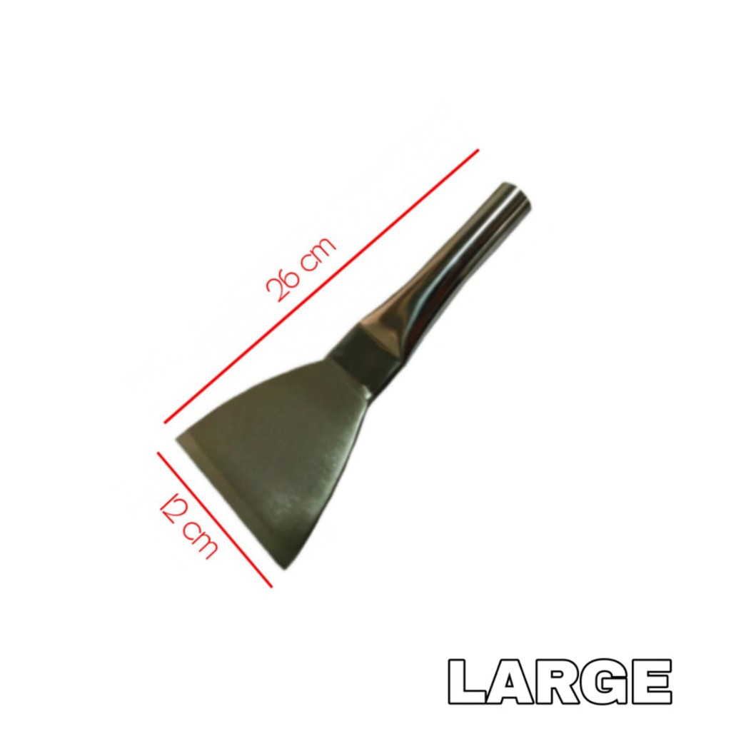 [Ecomart] Kape spatula serok makanan full stainless