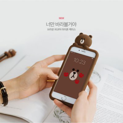 Silicon Case 3D Brown Standing SAMSUNG J3 J5 PRIME Silikon boneka lucu pelindung hp case tebal karet softcase lentur