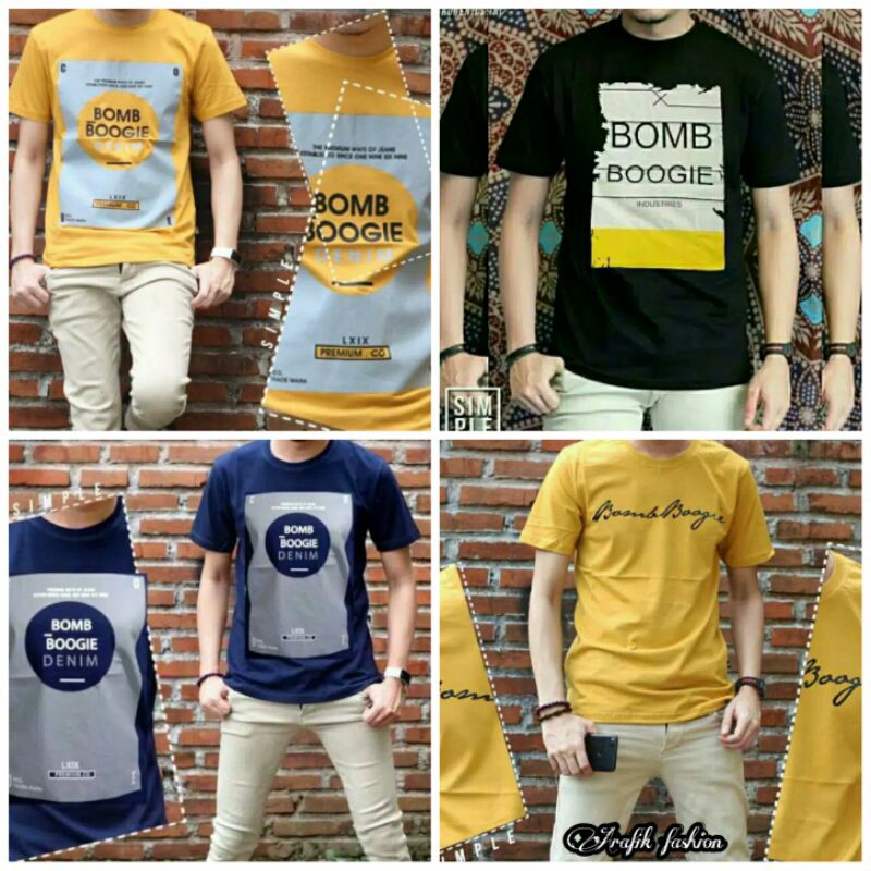 TERLARIS KAOS  BOOMBOGIE KAOS  DISTRO BOMBBOOGIE  Shopee  