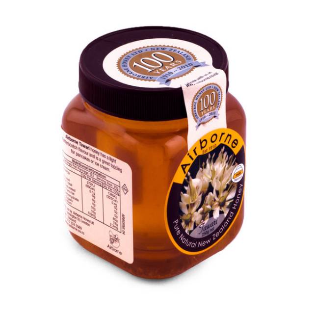 

Airborne Tawari Pure Natural New Zealand Honey 250 gr
