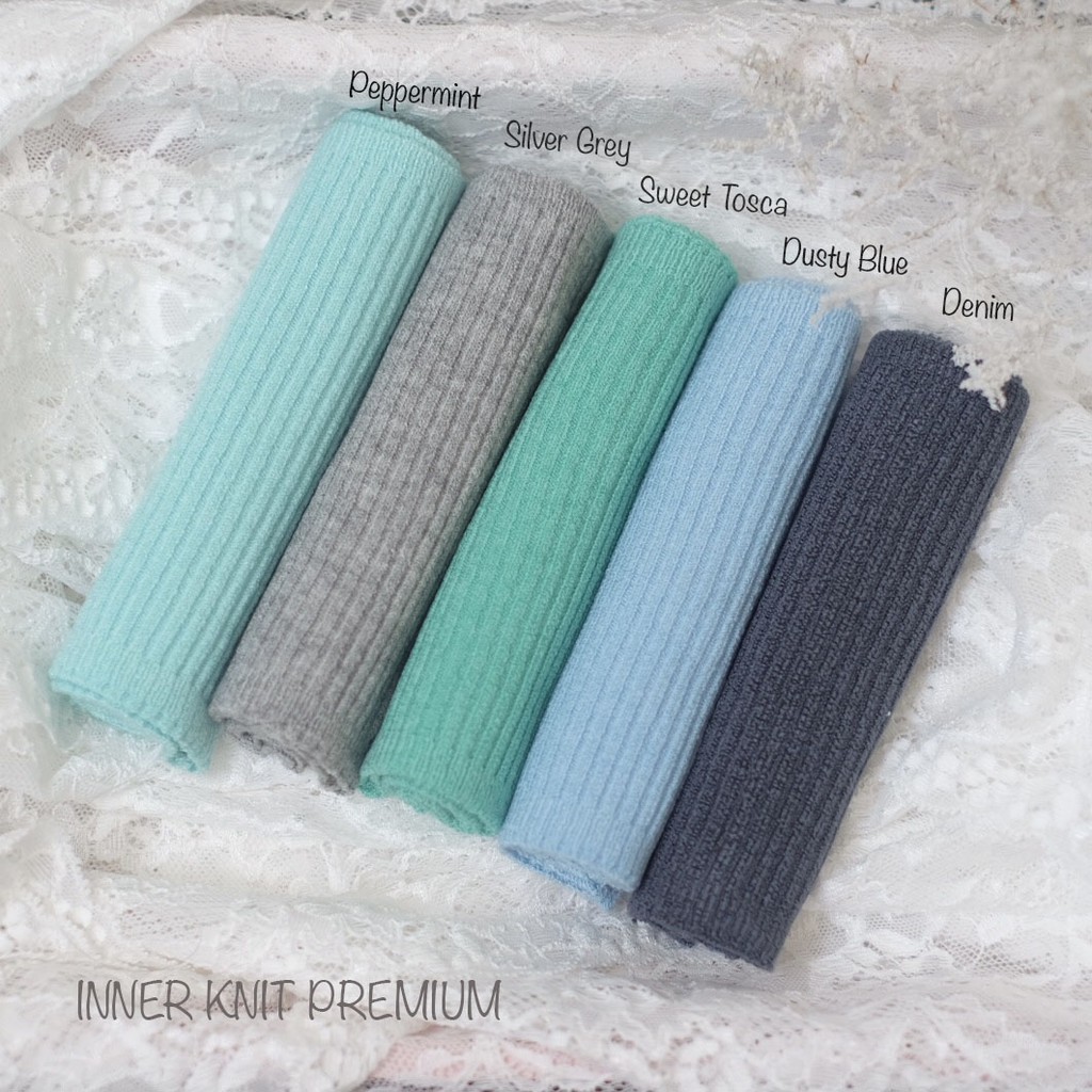 INNER RAJUT POLOS PREMIUM KNIT BANDANA