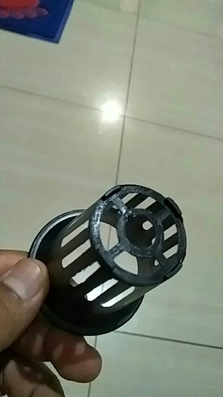 Netpot Hidroponik Hitam 5.7cm 5 Lubang