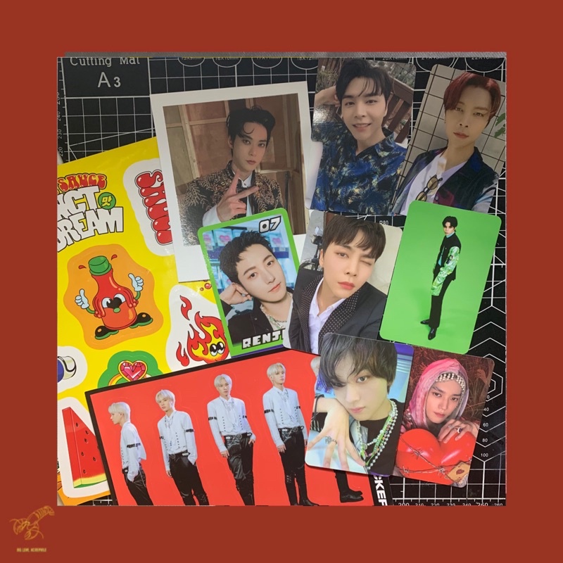 BACA DECS 10k EACH PC BENEFIT ALBUM PENDANT DICON CC STIKER STICKER JOHNNY RENJUN JISUNG JAEHYUN TAE