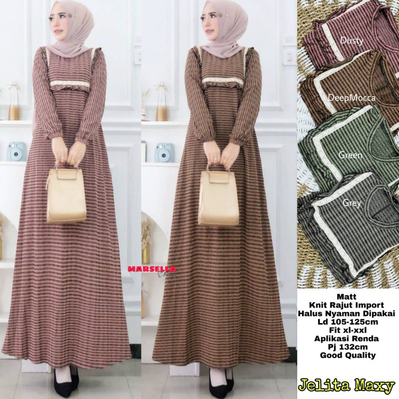 Anindya Gamis Jelita Maxy Original