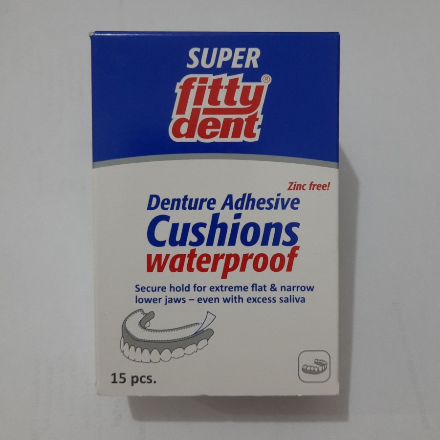 Fittydent Denture Adhesive Cushion / Lem Gigi Palsu Rahang Bawah/ Untuk GIGI***