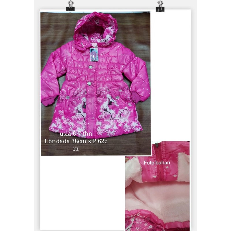 Jaket anak perempuan 1-7 thn / Jaket Anak Parasit Lucu / Jaket Anak Cewek Murah / Jaket Anak Trendy