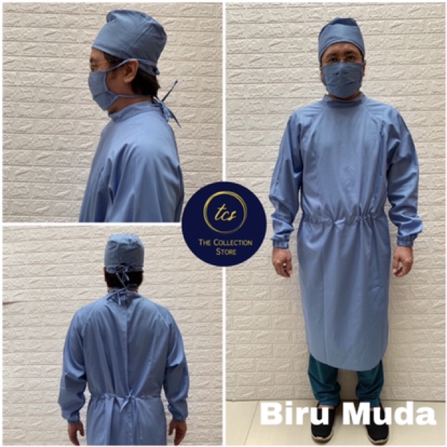 JUBAH SURGICAL GOWN OK MEDELLIN / JUBAH OPRASI APD BAJU OK ALL SIZE