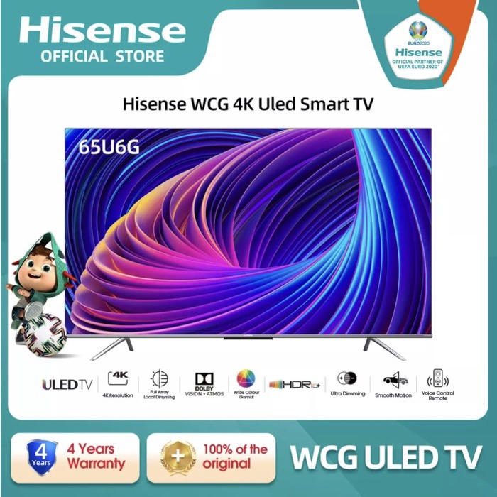 Hisense 65 Inch WCG 4K ULED TV