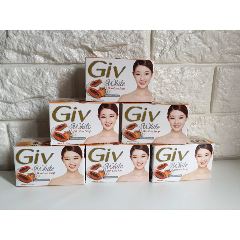 Jual Giv White Skincare Soap Papaya Honey Sabun Batang Shopee Indonesia