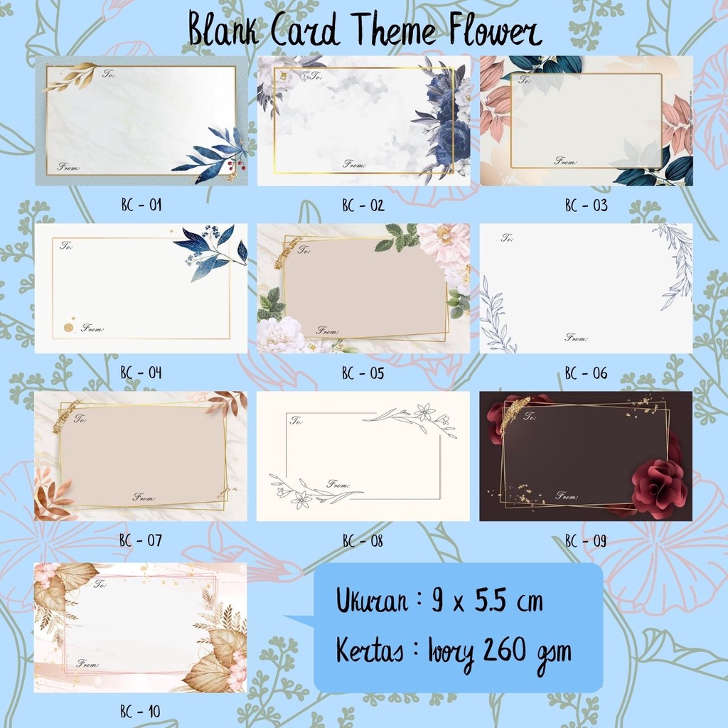 [BISA COD] BLANK CARD | KARTU UCAPAN | GREETING CARD | GIFT CARD | KARTU UCAPAN KOSONGAN HARGA TERJANGKAU TANPA PRE ORDER 1 HARI LANGSUNG JADI KUALITAS PREMIUM HASIL CETAK RAPI TERBAIK, ANTI LUNTUR, PROSES KILAT | OLSHOP