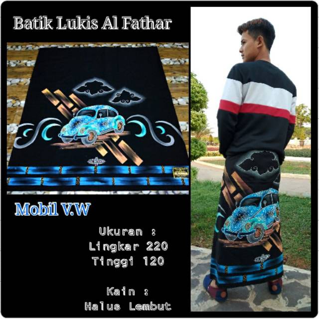 Sarung Lukis Motif mobil VW Terbaru