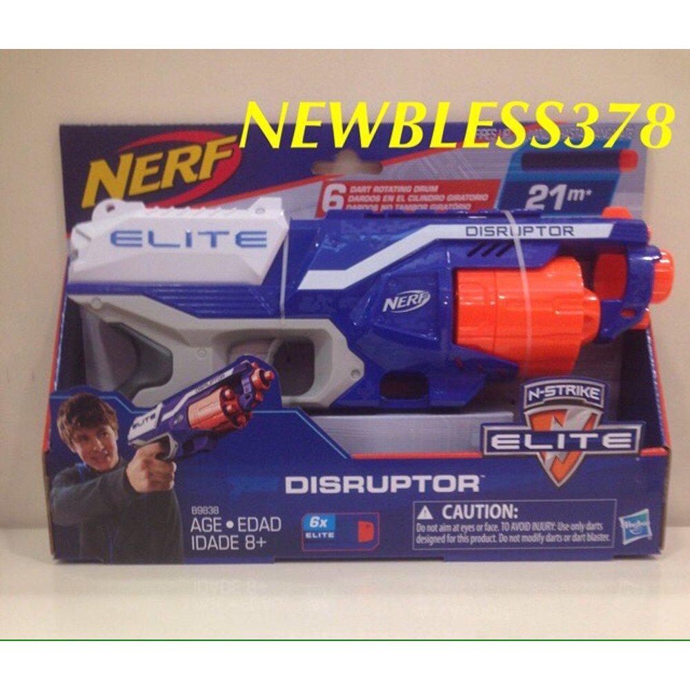 SUPER  Mainan tembakan nerf elite N strike disruptor  nerf g