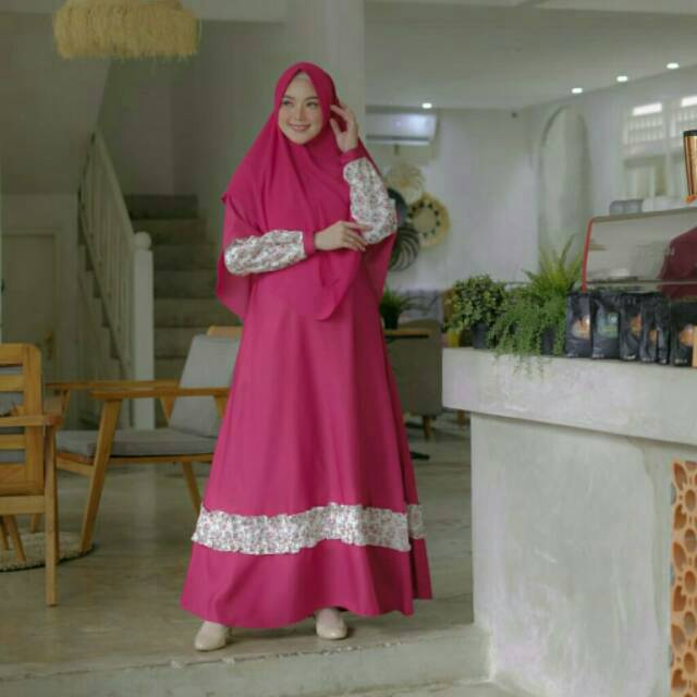Gamis Dewasa Set Khimar Syari KALIYA by AKIFA Murah Branded Jumbo Arrafi Zoya Rabbani Terbaru