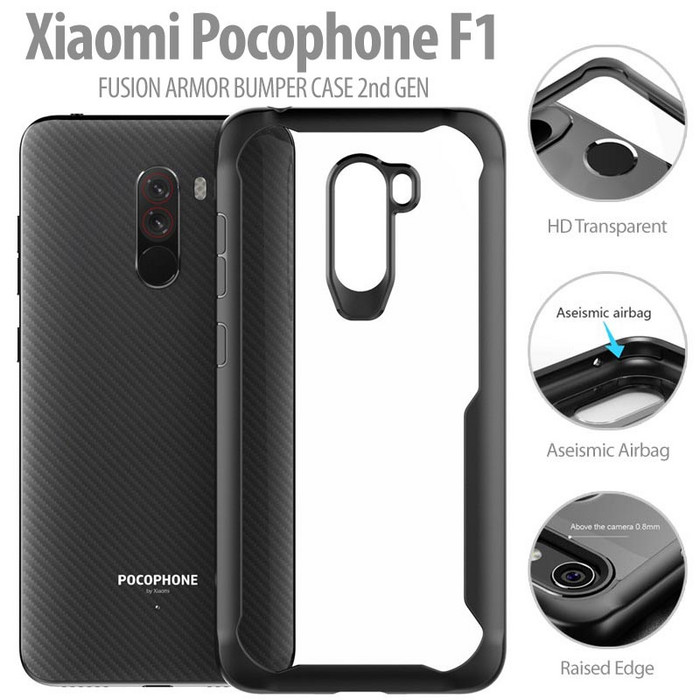 XIAOMI POCOPHONE F1 - FUSION ARMOR BUMPER CASE 2ND GEN
