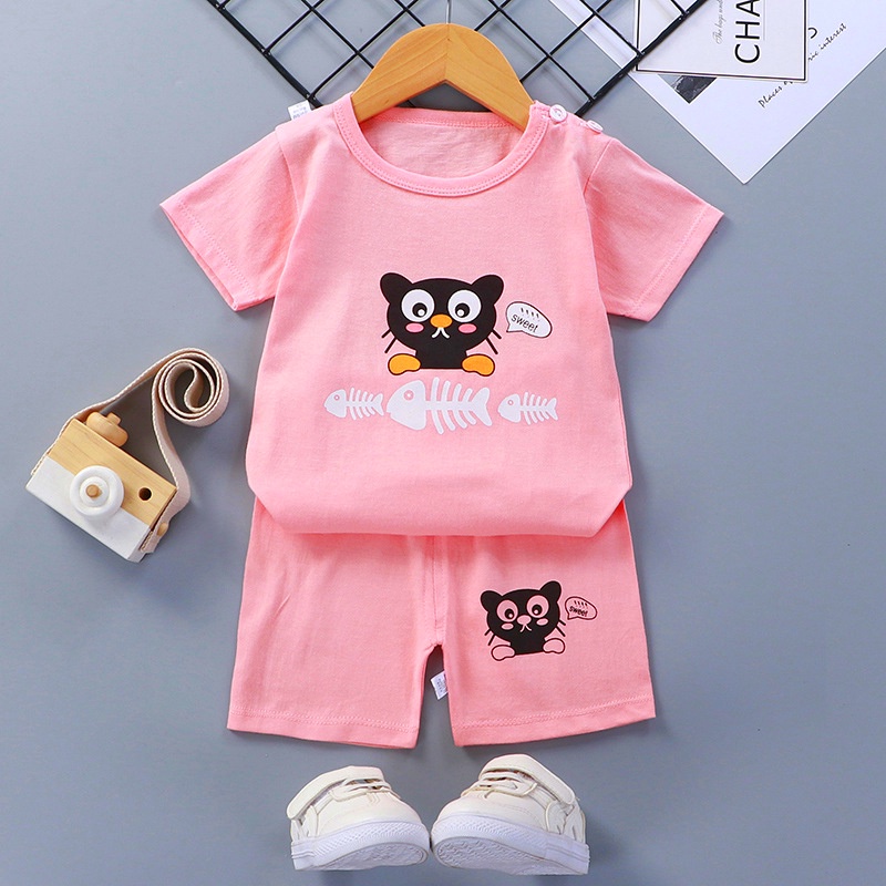 Setelan baju dan celana anak import bahan berkualitas unisex cowok cewek ukuran lengkap